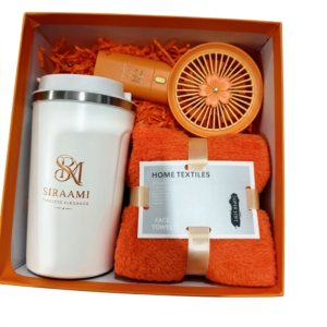 Coffret cadeau thermos orange Siraami